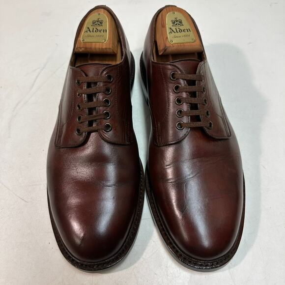FULLY RESOLED Crockett & Jones Stirling Plain Toe Derby US 9.5 Wide (E) - Picture 3 of 12